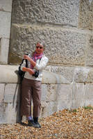 Margaret at Hurst Castle