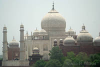 Taj Mahal viewed from Agra Fort