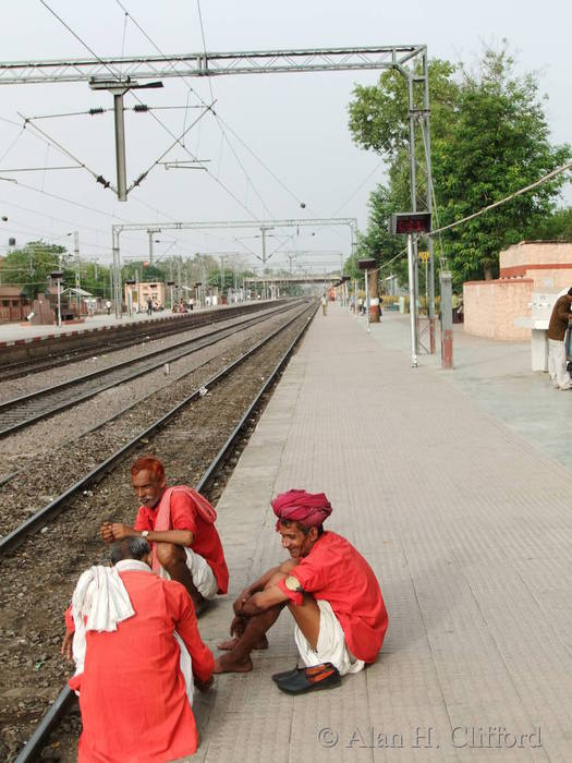 Porters at Sawai Madhopur railway station