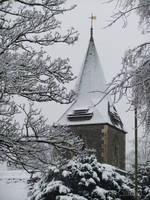 Church in the snow