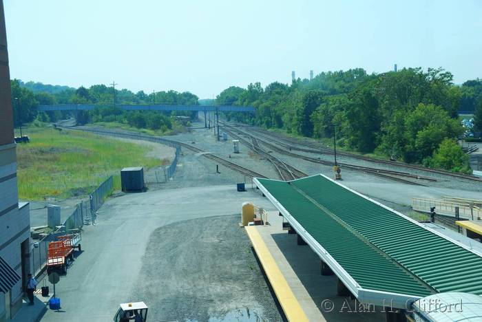 Railway station at Rensselaer