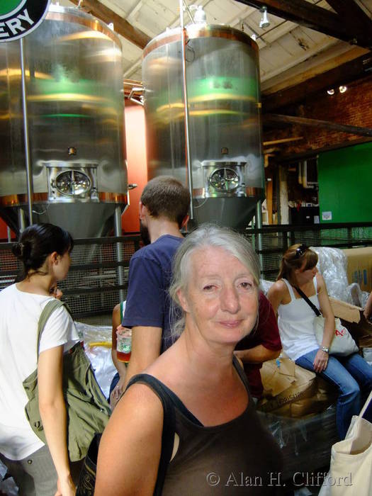 Margaret at Brooklyn Brewery