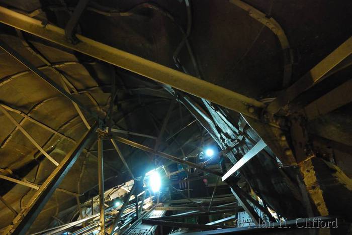 Inside the Statue of Liberty