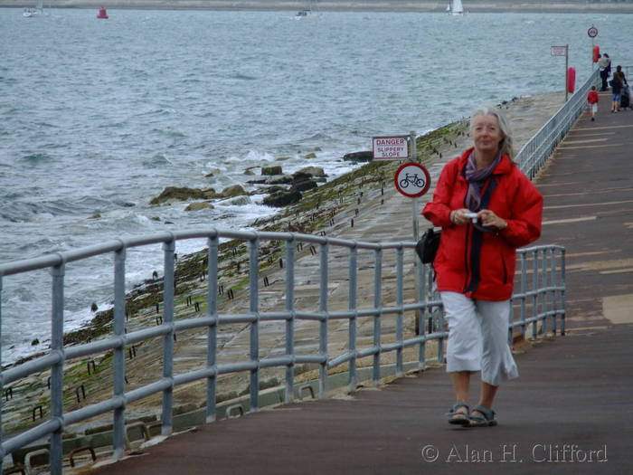 Margaret at Southsea Castle