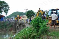 The bridge is almost mended