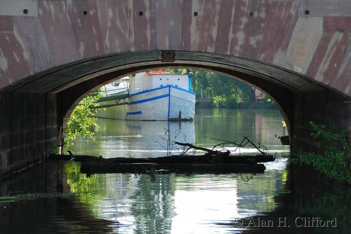 Under the Vauban Dam, Strasbourg