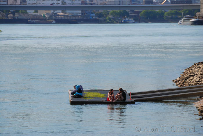 A lazy day by the Rhine, Mannheim