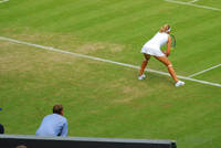 Victoria Azarenka and a line judge