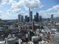 View from the tower on Frankfurt cathedral