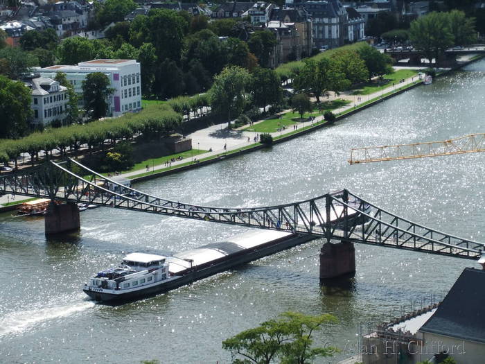 View from the tower on Frankfurt cathedral