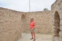 Margaret at Aqaba Fort