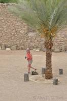 Margaret at Aqaba Fort