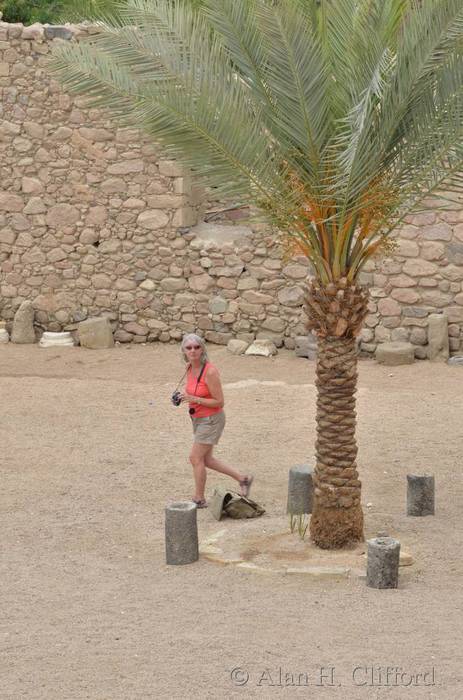 Margaret at Aqaba Fort