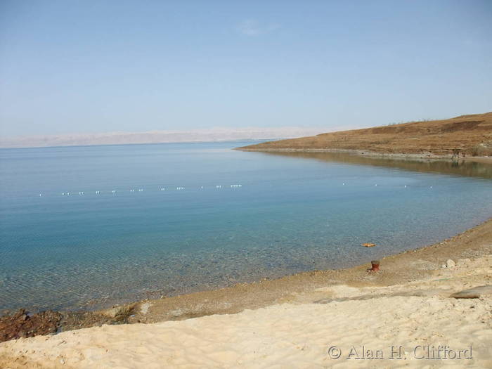 Beach at the Dead Sea Holiday Inn