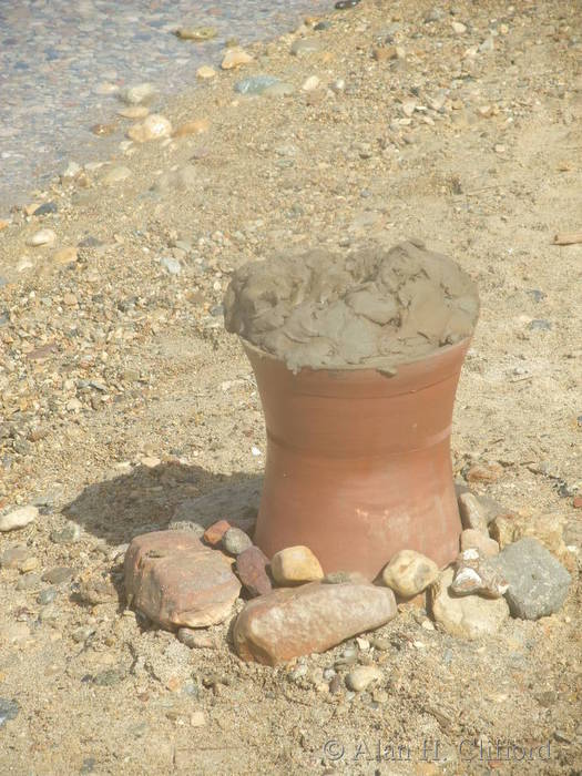 Pot of Dead Sea mud