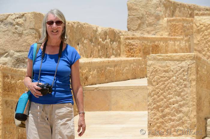 Margaret at Karak Castle