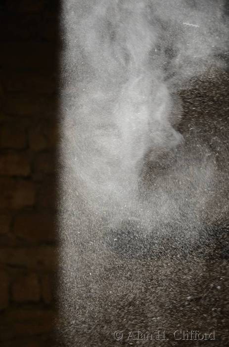 Sunlight and dust in Karak Castle