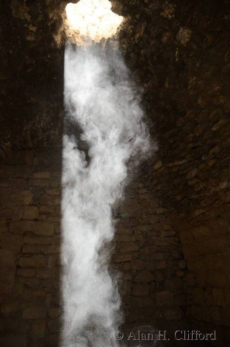 Sunlight and dust in Karak Castle