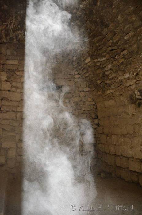 Sunlight and dust in Karak Castle