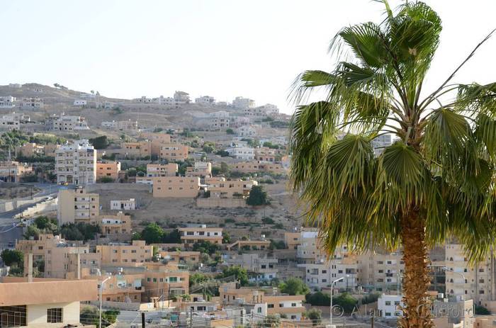 View from our hotel room at Wadi Musa