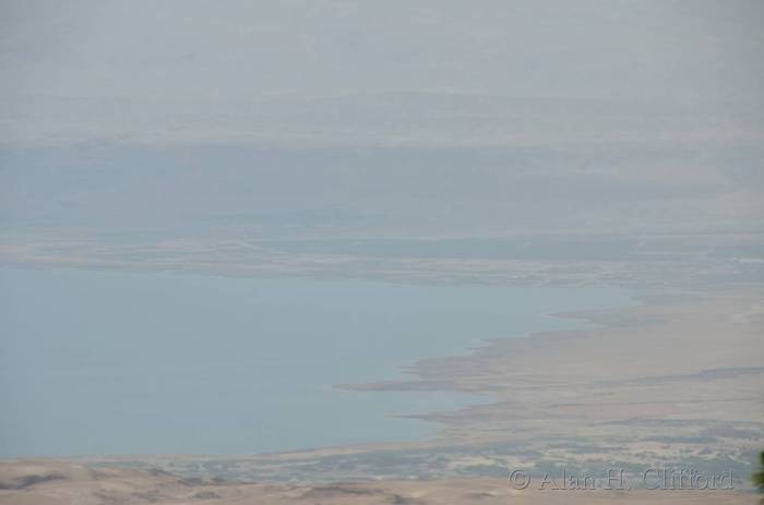 View of Dead Sea from Mount Nebo