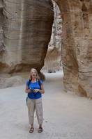 Margaret in the Siq