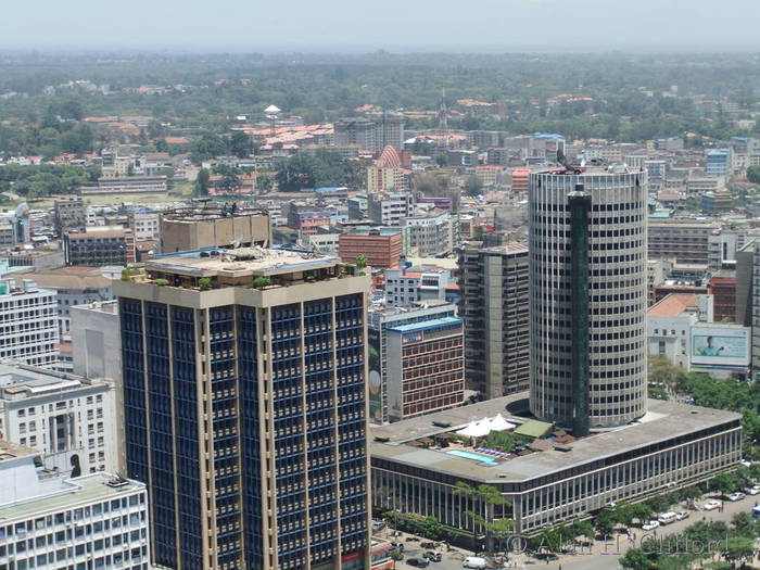 View from the Kenyatta International Conference Centre