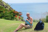 Margaret on Pigeon Island