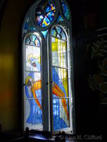 Window in the Minor Basilica of the Immaculate Conception