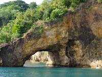 Under the arch near Ciceron Point