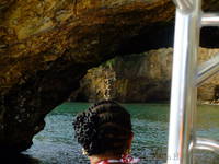 Under the arch near Ciceron Point