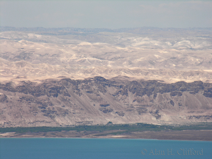 View towards Jericho from the Dead Sea Museum