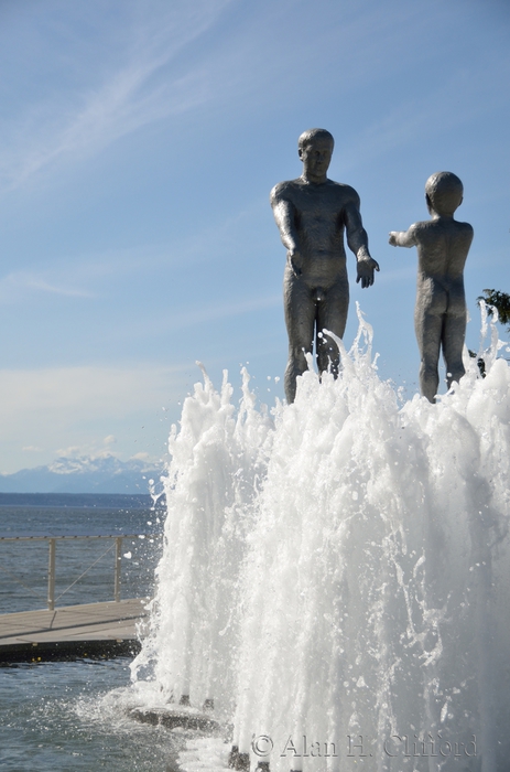 Father and Son fountain