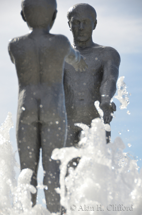 Father and Son fountain