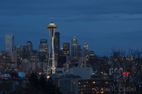 Space Needle in the evening