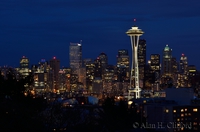 Space Needle in the evening