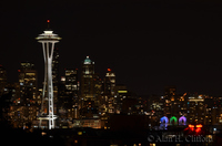 Space Needle at night