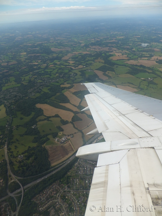 Flying to Gatwick