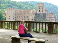 Margaret at Heidleberg Castle