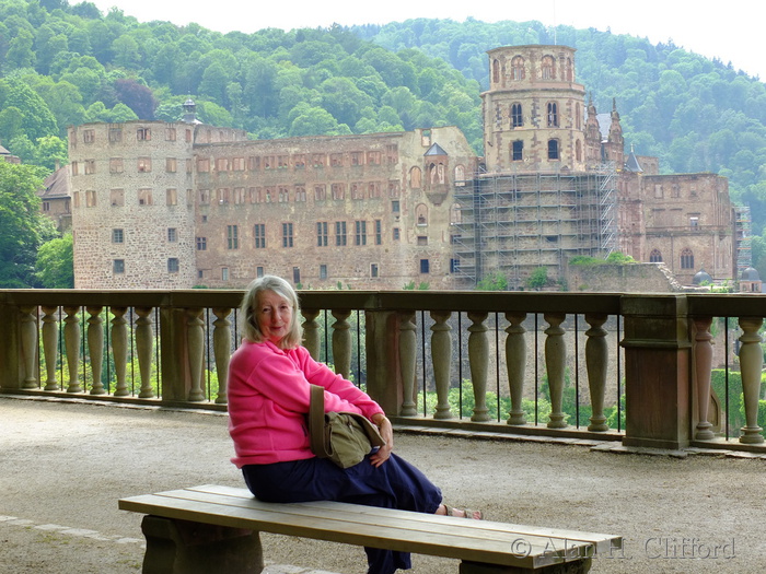 Margaret at Heidleberg Castle