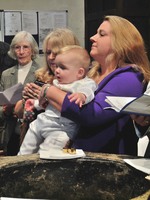 Oscar Lacey’s Christening