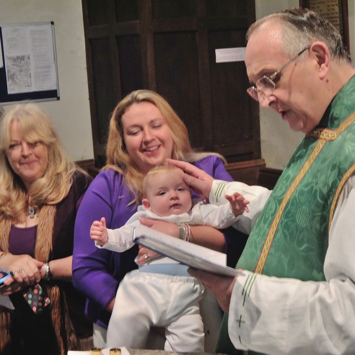 Oscar Lacey’s Christening