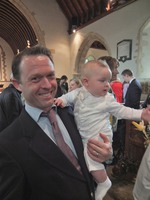 Oscar Lacey’s Christening