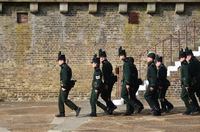 Re-enactment at Languard Fort