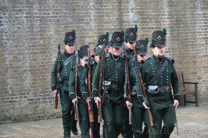 Re-enactment at Languard Fort