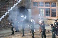 Re-enactment at Languard Fort