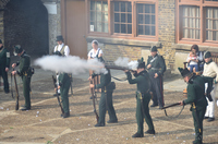 Re-enactment at Languard Fort