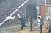 Re-enactment at Languard Fort