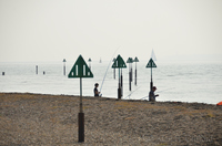 Beach near Languard Fort