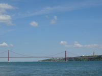 25th of April Bridge and Christ the King statue